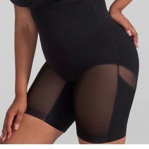 Honeylove Black Shapewear Super Power Short Vamp/HLSW03 2X/NWT